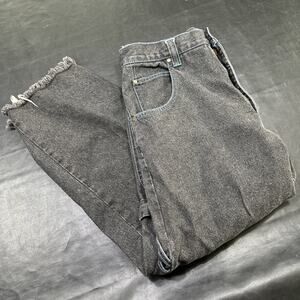 Loco Street Gear Denim Jeans Cut off Men’s 35x25 (36x32) Y2K Black